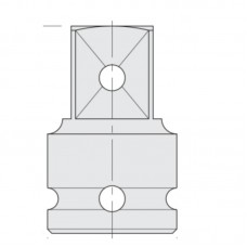 TOPMASTER Adaptor de impact de la 1/2 F la 3/4 M c..